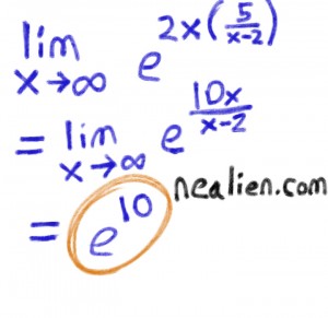 e 10 limit problem 2