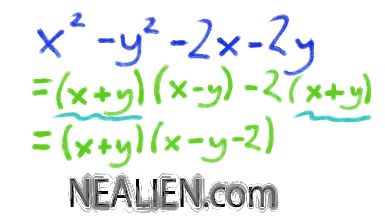 How Do You Factor The Following Expression Math X 2 Y 2 2x 2y Math