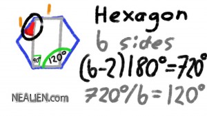 hexagon angles